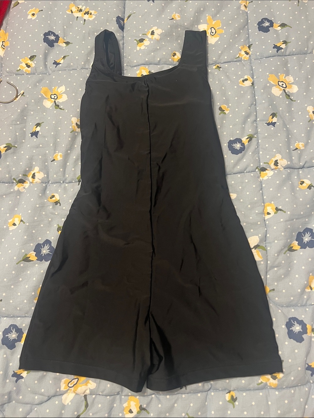 Black Sleeveless Romper